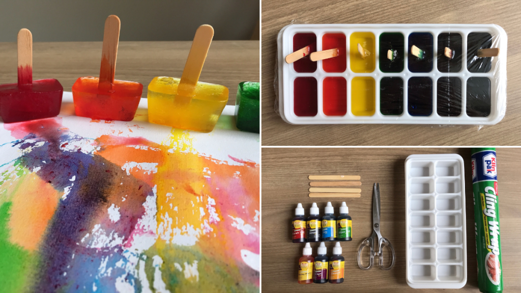 Rainbow Ice Painting: Sensory and Art&nbsp;Activity!